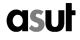 Das Bild zeigt das klein geschriebene Wort "asut" in einer fetten serifenlosen Schrift, mit dem Buchstaben "s" in Grau und den anderen Buchstaben in Schwarz.