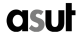 Das Bild zeigt das klein geschriebene Wort "asut" in einer fetten serifenlosen Schrift, mit dem Buchstaben "s" in Grau und den anderen Buchstaben in Schwarz.