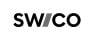The image shows the word "SWICO" in bold black capital letters, with the "I" replaced by a grey forward slash.