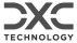 Vertikals Logo vo DXC Technology i Lila und Schwarz.